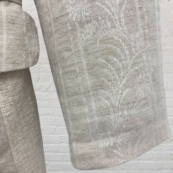 Vintage Express Linen Blazer XS Mixed Texture Beige Shoulder Pads USA 🌾✨ - Picture 11 of 16